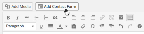 Jetpack Add Contact Form