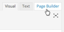 SiteOrigin Page Builder Tab